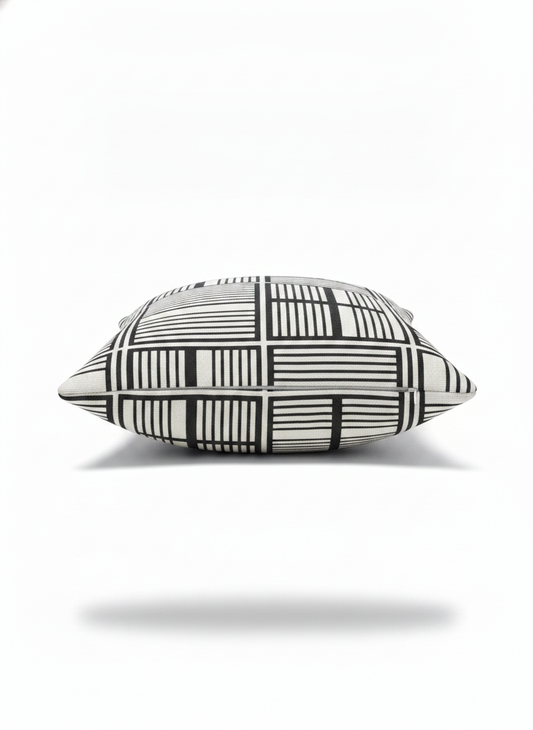 Geometric Accent Cushion, detail view