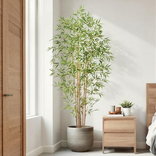 6 ft Artificial Bamboo Tree with Natural Trunks