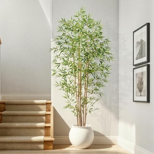 6 ft Artificial Bamboo Tree with Natural Trunks