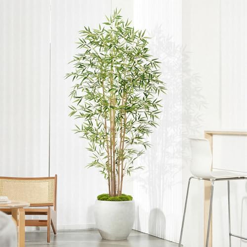 6 ft Artificial Bamboo Tree with Natural Trunks