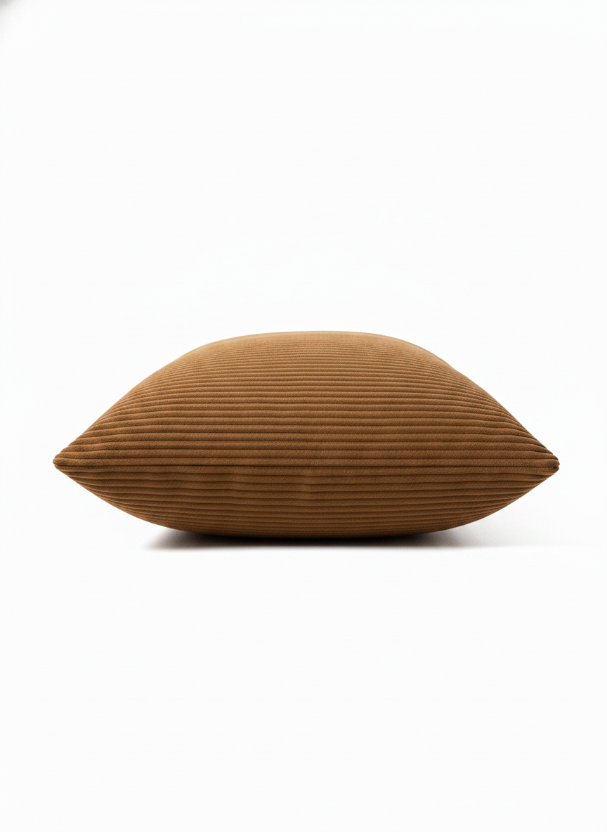 Corduroy Lumbar Cushion, detail view